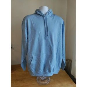 Just Hoods by Awdis LARGE sportswear  hoodie blue jacket long sleeves  JHA001 🧥